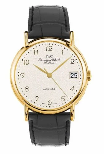 IWC Portofino Automatic Yellow Gold / Silver - Breguet / Strap IW3513-05 (IW351305)